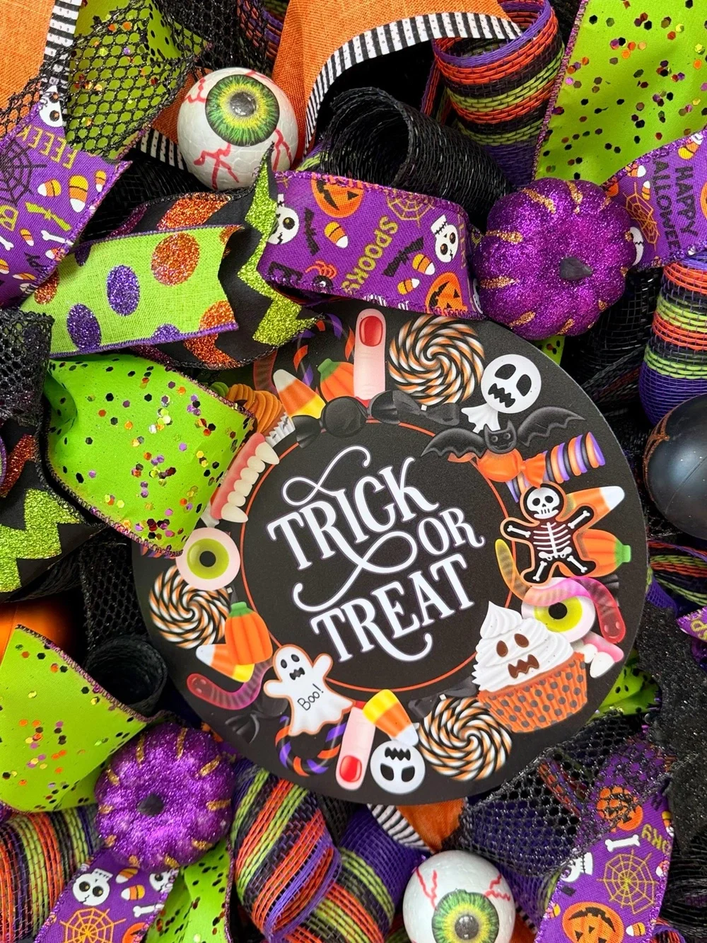Trick or Treat Halloween Wreath 👻🎃